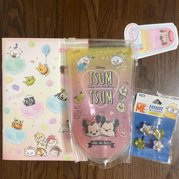 ツムツム 文房具 ミニオン ヘアアクセサリー