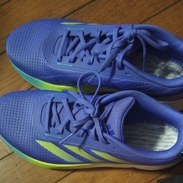 adidas ランニングシューズ ブルー 27cm