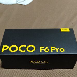 GW 格安出品!国内版 POCO F6 PRO ブラック 12/256 すぐ発送!最安値!