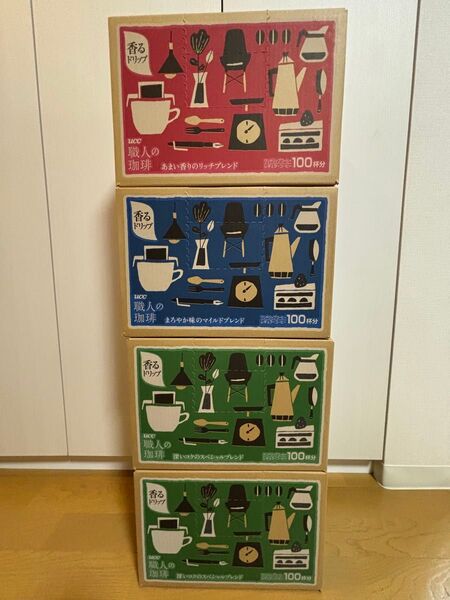 UCC 職人の珈琲 ドリップコーヒー 3種類 4箱 合計400杯分