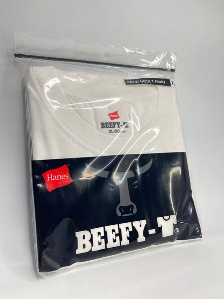0014 BEEFY-T 1枚 綿100% ヘビーウェイトT 白 XLサイズ