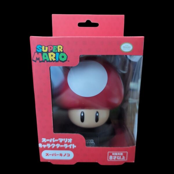 スーパーマリオ キャラクターライト スーパーキノコ レッド