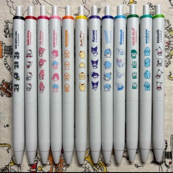 サンリオ sanrio キティ マイメロ クロミ シナモロール ゲルインクボールペン ボールペン ユニボール uniball
