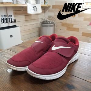 美品 NIKE FREE SOCFLY ナイキ フリー ソックフライ ナイキフリー 28 スニーカー スリッポン 軽量