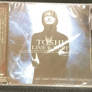 新品未開封ＣＤ☆TOSHI LIVE is BEST..（1997/06/21）/ BVCR793..