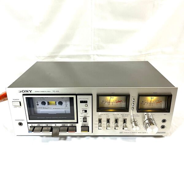 【再生確認済】SONY ソニー カセットデッキ TC-K5