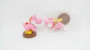 チョコエッグ New スーパーマリオブラザーズ Wii ヨッシー ピンク フィギュア Nintendo mario yoshi