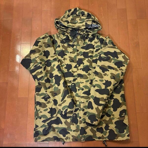 アベイシングエイプ BAPE 1stカモ レア ゴアテックス オシャレ 迷彩 ジャケット ゴアテックス