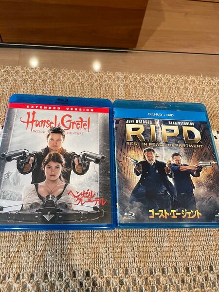 ☆ディスク美品☆ゴースト・エージェント+ヘンゼル&グレーテル☆ Blu-ray☆