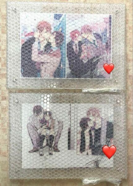 楔ケリ アクリルパネル額装 直筆サイン入り複製原画 2点 「狂い鳴くのは僕の番」