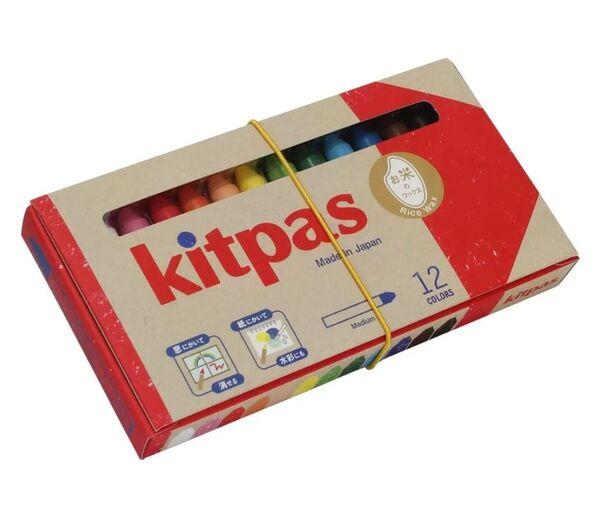 新品未開封 キットパス12色 クレヨン 日本理化学