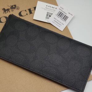 新品 COACH 長財布 シグネチャー
