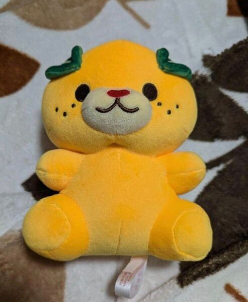 日本のお土産。みきゃんぬいぐるみ 愛媛県