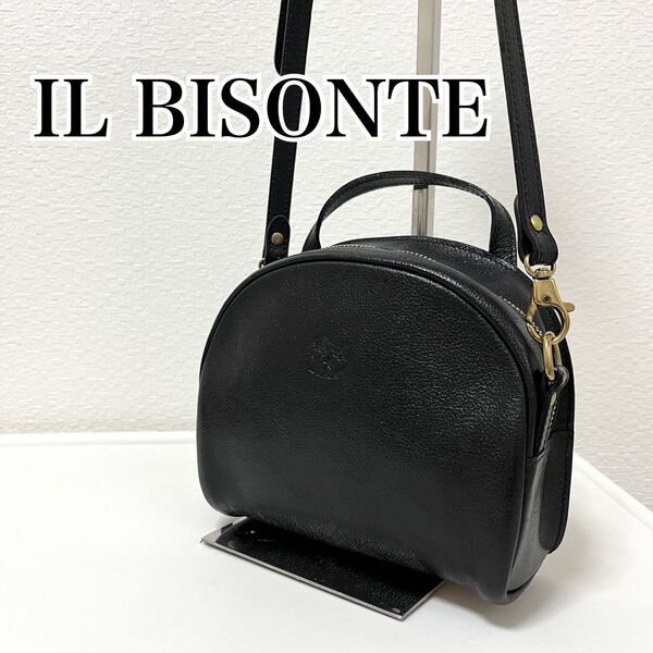【美品】IL BISONTE イルビゾンテ ショルダーバッグ 2way