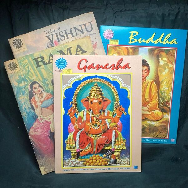 【4冊セット】Amar Chitra Katha インド神話 コミック まとめ売り