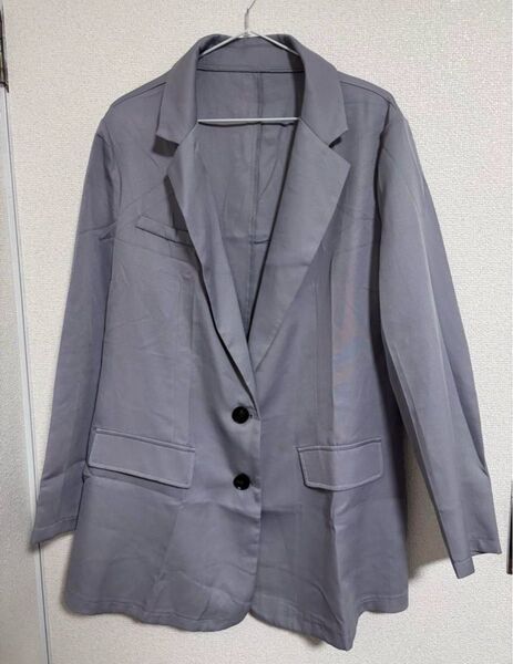 最終値下げ!SHEIN くすみパープル テーラードジャケット 2XL