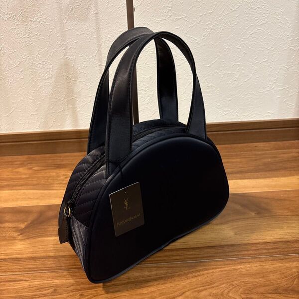 【新品☆タグ付】イヴサンローラン 高級ナイロン ハンドバッグ 西川製