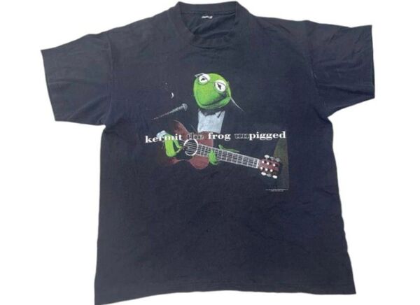 90s Tシャツ カーミット kermitパロディ エリッククラプトン