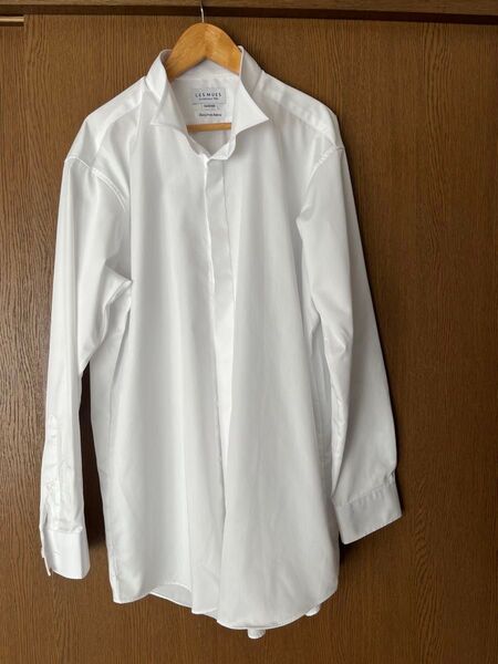 LES MUES ウイングドレスシャツ ホワイト LL