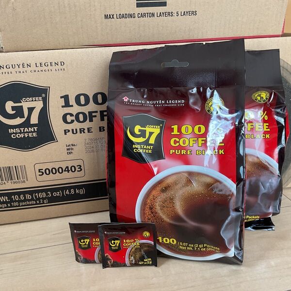 G7 ベトナムコーヒー ブラック 正規品 100個×2袋