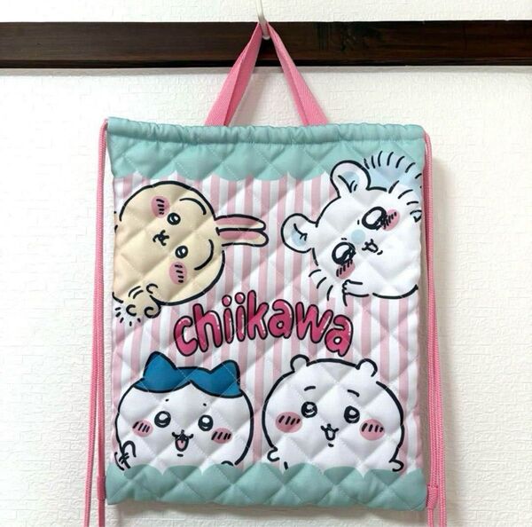 【美品】ちいかわ ナップサック レッスンバッグ