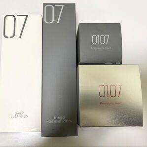0107クレンジング、化粧水、オールインスリーピングクリーム、プレミアムクリーム