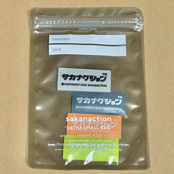 SAKANAQUARIUM 2025 サカナクション PVC タグステッカー