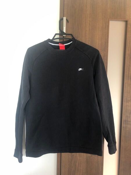 Nike トレーナー スウェット 黒 横チャック M