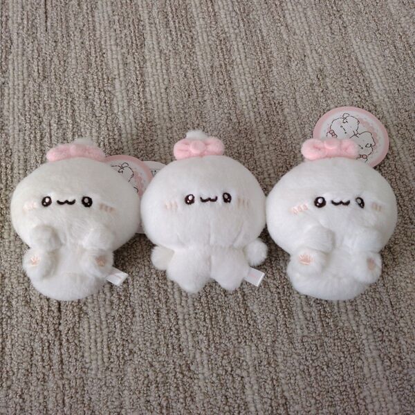 最終お値下げ ちむむ。 ふわきゅんマスコット ぬいぐるみ 2種3体セット