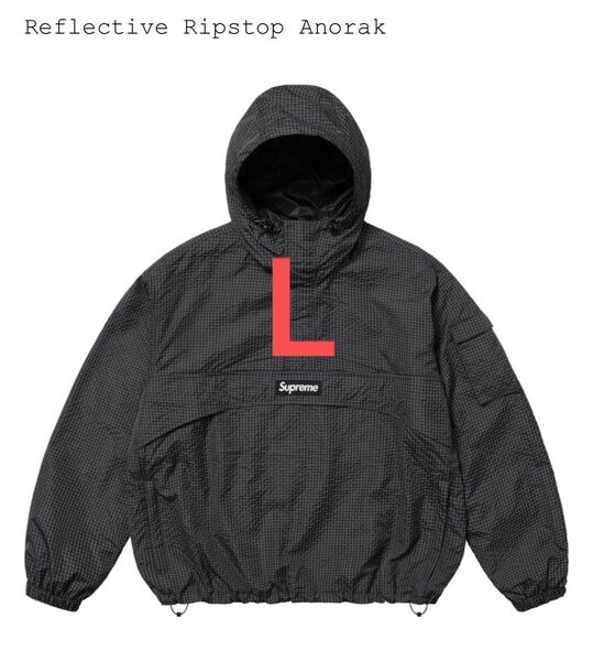 Supreme Reflective Ripstop Anorak L シュプリーム リフレクティブリップストップアノラック