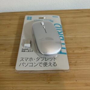 3R ハイブリッドワイヤレスマウス乾電池式 3R-MOB01SL 乾電池付き