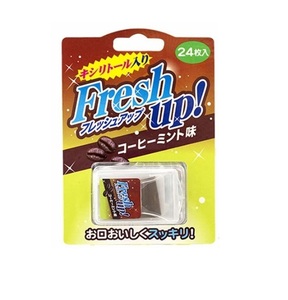 激特☆やおきん　フレッシュアップ　コーヒーミント味　24枚入×6個セット　ペーパーキャンディー