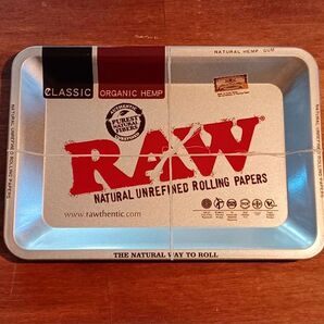 再入荷!!【RAW】ローリングトレー クラシックシルバー 正規品/ミニsize/巻き煙草/小物トレー/店舗用品