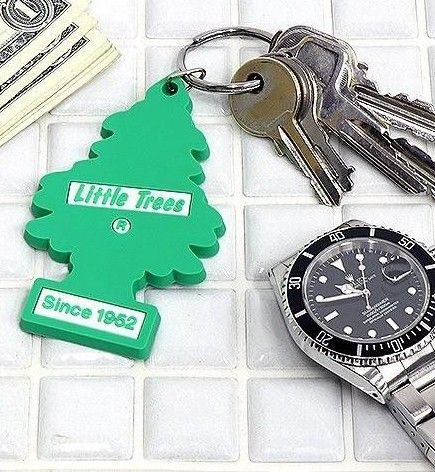 再入荷!!【LittleTrees】リトルツリー PVC ラバー キーホルダー /グリーン シンボル