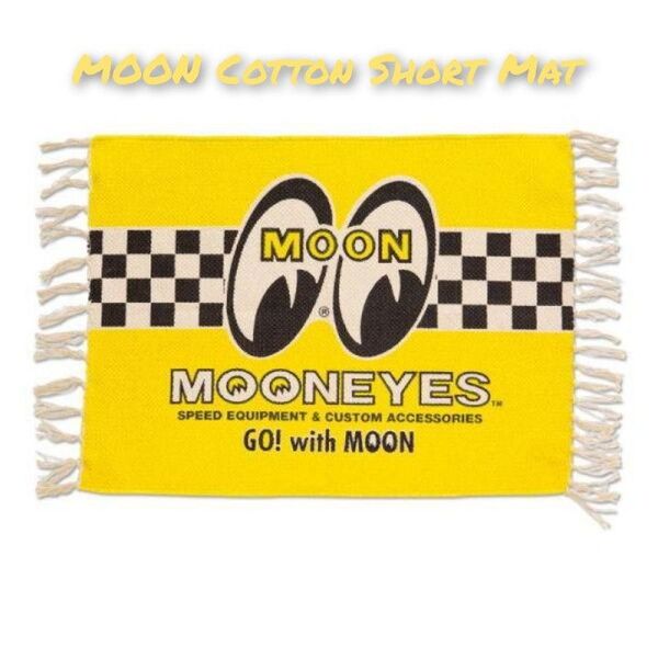 再入荷!【MOONEYES】ムーンアイズ コットン ショート ラグ マット フロアマット /玄関/アメリカンインテリア