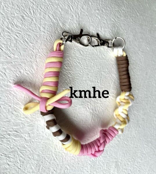 #58 パラコード ハンドメイド ハンドストラップ キーホルダー