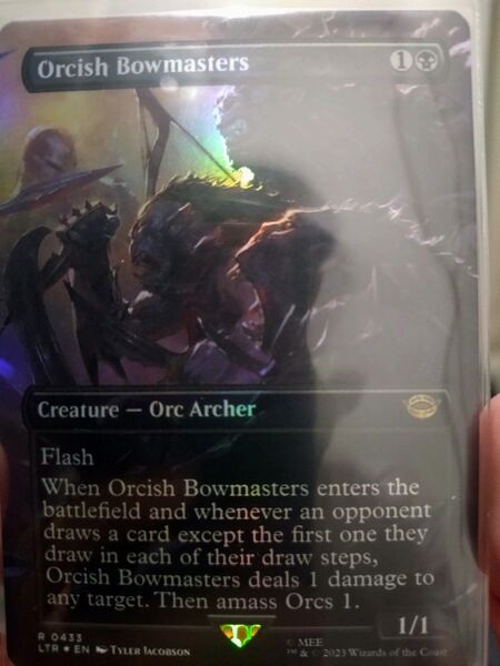 オークの弓使い ボーダーレスFoil 英語 MTG