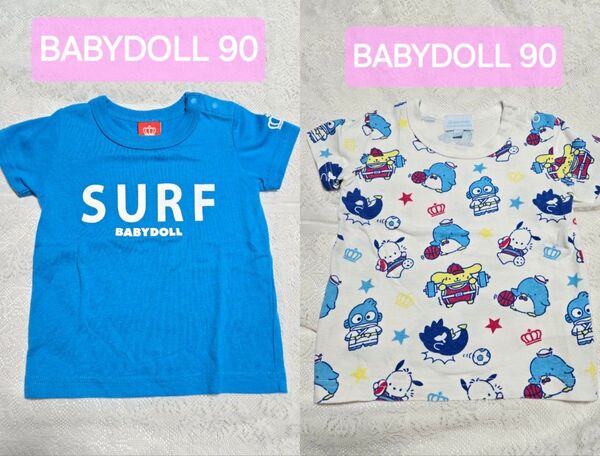 ベビードール 半袖Tシャツ 90 男の子 女の子 ベビー服 まとめ売り