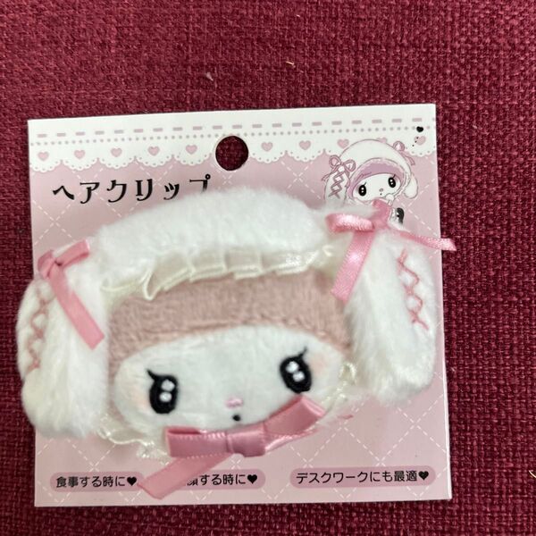 サンリオ マイメロディ ヘアクリップ ピンク 新品