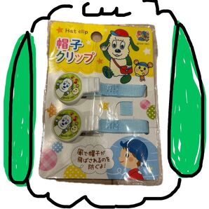 帽子クリップ いないいないばぁっ! 子供用品 新品 未開封 ワンワン うーたん NHK