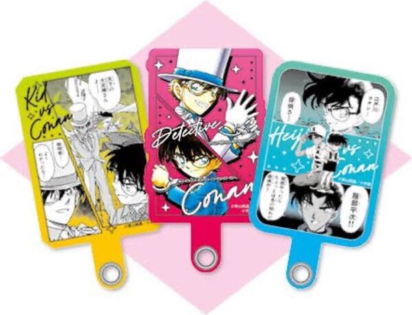 新品未開封Sho-Comi 少コミ付録【名探偵コナン】スマホタグ【100万ドルの五稜星 公開記念】怪盗キッド 服部平次