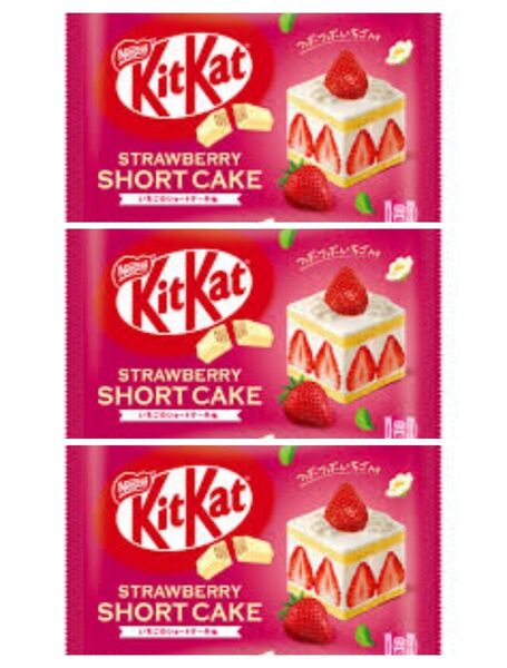 ネスレ キットカット いちごのショートケーキ味 チョコレート 10枚入 × 3袋