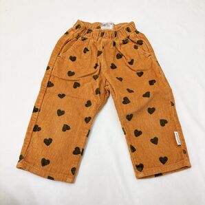 美品 piupiuchick ピウピウチック 18m コーデュロイパンツ ハート