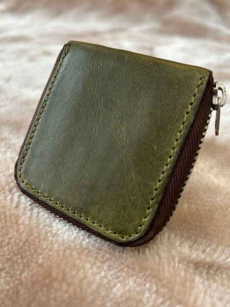 コインケース小銭入れコインパースウォレットミニ財布さいふサイフwallet緑色系