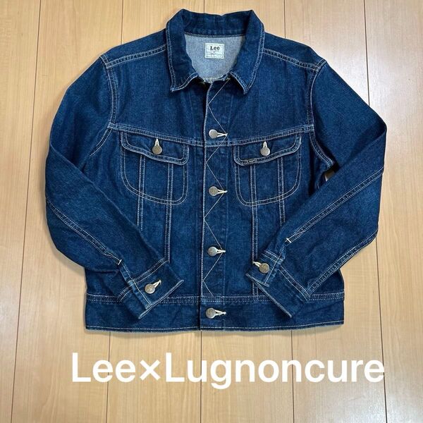美品 Lee×Lugnoncureコラボ デニムジャケット ネイビー