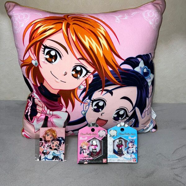 【4つセット】ふたりはプリキュア プリティホリック プリティアップアイカラー Avail 背当て クッション シール