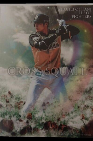 【美品】大谷翔平 BBM 2017 CS39 CROSS SQUALL 北海道日本ハムファイターズ ドジャース エンゼルス