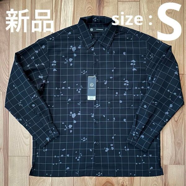 シアーオーバーサイズシャツ ブラック UNDERCOVER GU コラボ