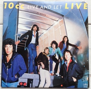 LP 10CC LIVE AND LET LIVE SRM-2-8600 2枚組 米盤 CUT