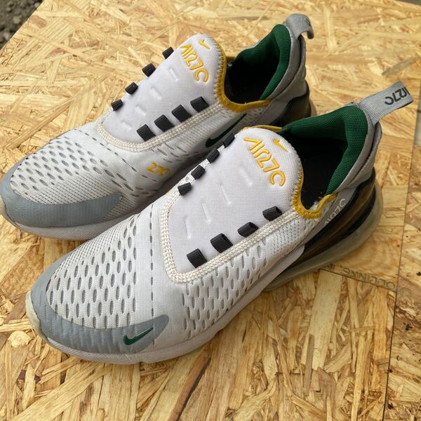 NIKE AIR MAX 270 REACT スニーカー ホワイト グリーン イエロー